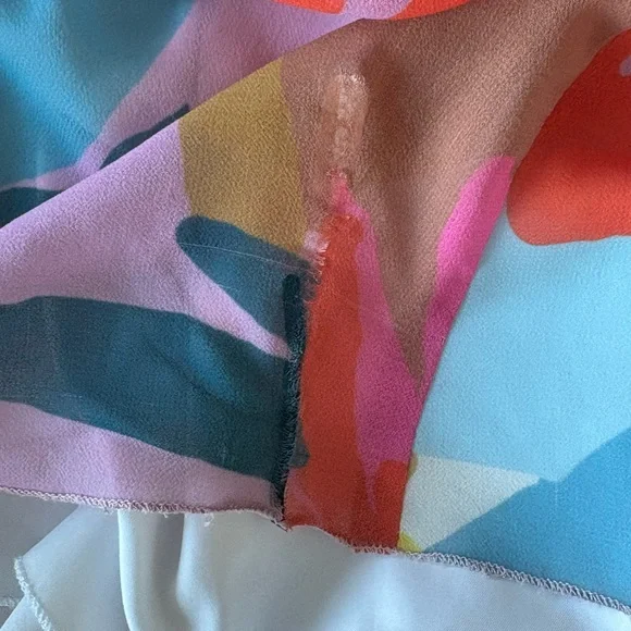 Anthropologie Hutch Rumi Colorful Floral Spring Brunch Maxi Dress Wedding M - Picture 7 of 8